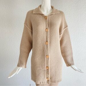 Margaret O'Leary beige cashmere blend sweater